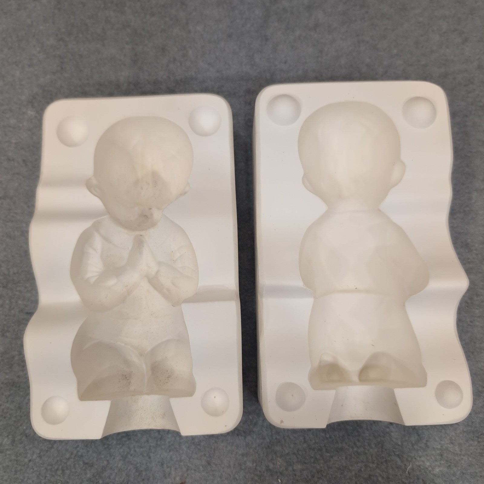 Praying Boy Mold R628 Ceramic Plaster Resin Casting Doll Figure
