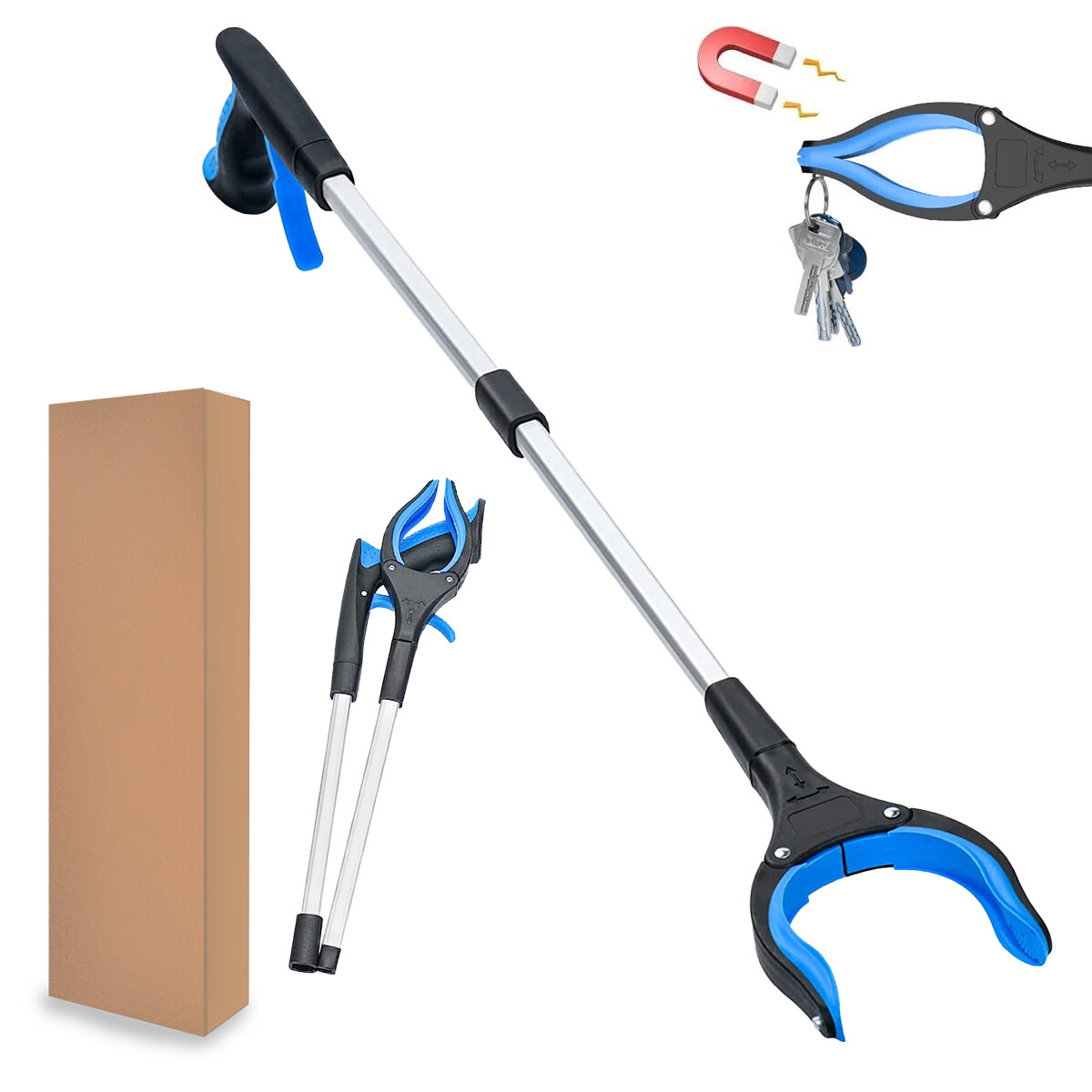 32" Foldable Grabber Arm Pick & Extend Grabber Easy Grabber