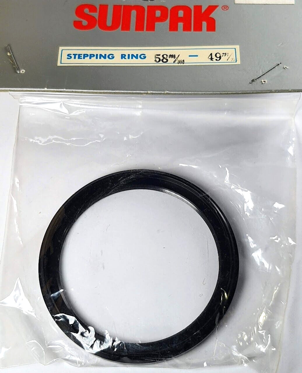 58-49mm Step-Down Lens Filter Converter Adapter Ring 58mm-49mm Metal E58 to E49