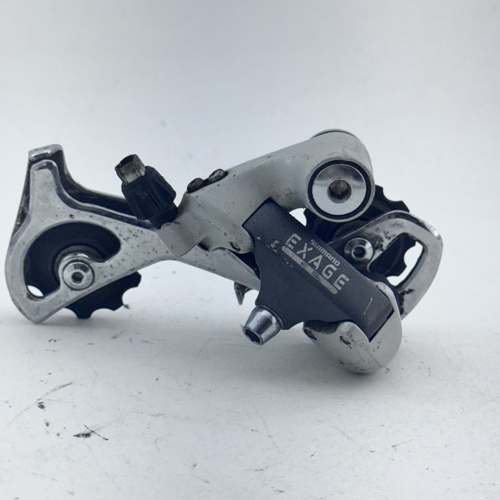 Vintage Shimano Exage ES RD-M520 Rear Derailleur Long Cage MTB Bike Silver A52
