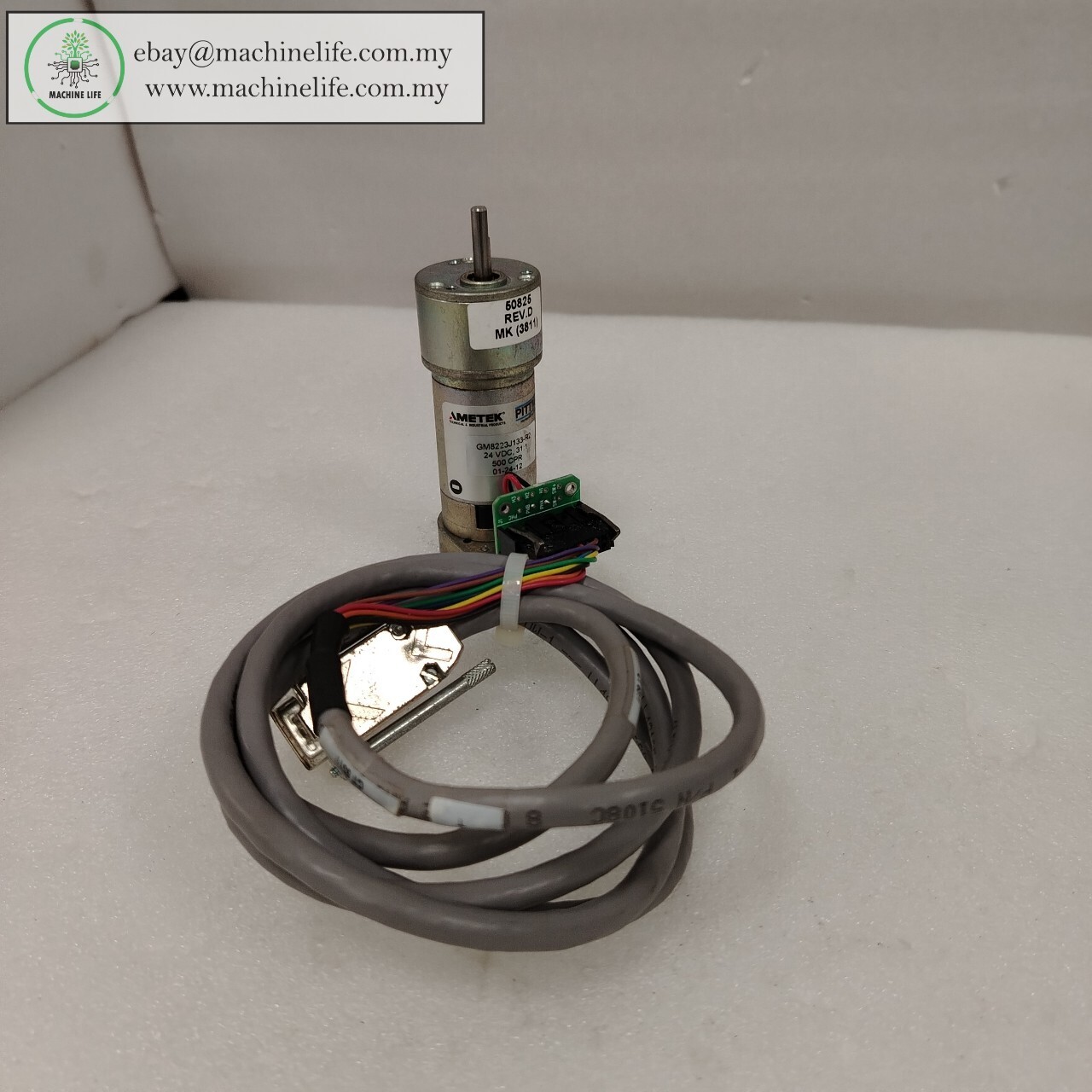 Parker GM8223J133-R2 + 50825 REV.D PITTMAN Motor With 47220 & 47676/B1 CT 5311