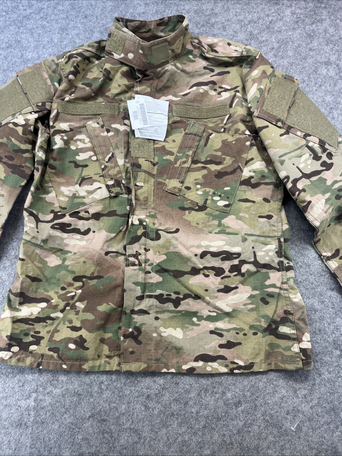 Army Combat Uniform Coat Medium Regular Unisex Flame Resistant Insect Sheild New