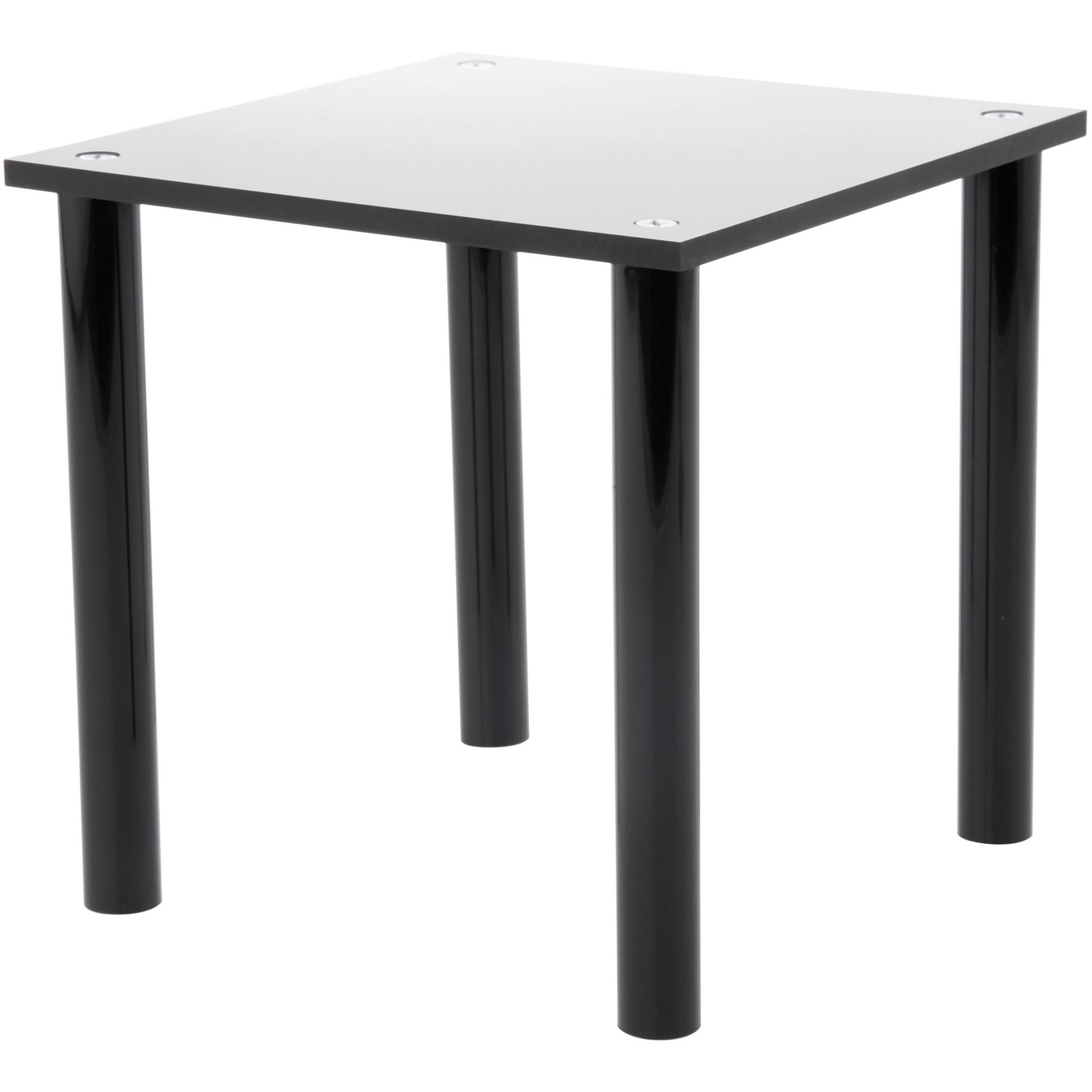 Plymor Black Acrylic Square 4-Leg Display Riser, 6" H x 6" W x 6" D