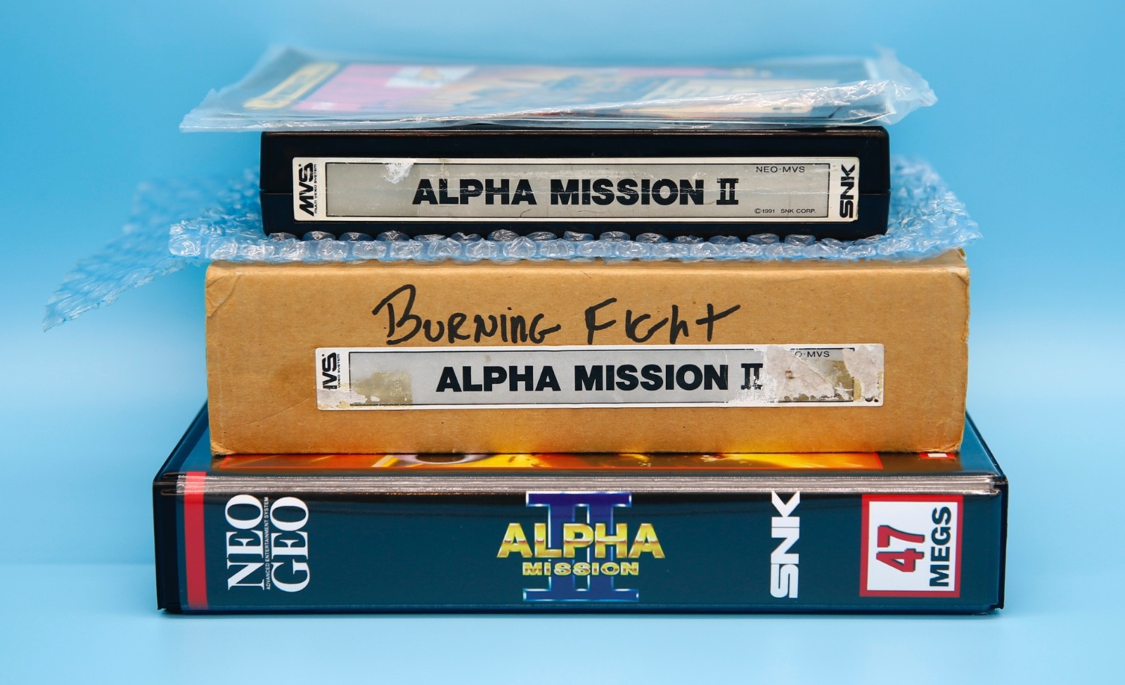 Alpha Mission 2 ASO II Last Guardian English MVS Kit • Neo Geo JAMMA • SNK Shmup