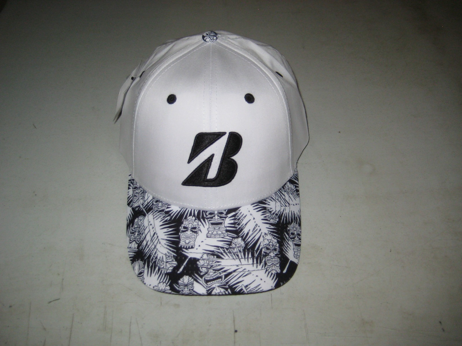 BRAND NEW Bridgestone Hawaiian Print Golf Cap  special hat deal Ohana Black