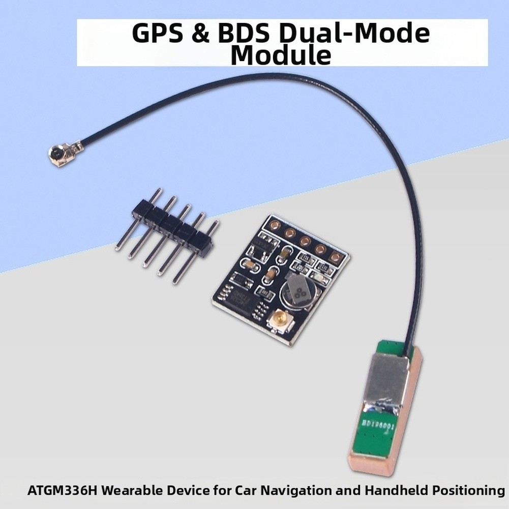 ATGM336H Black GNSS 13.1x15.7mm for Portable Navigation Devices