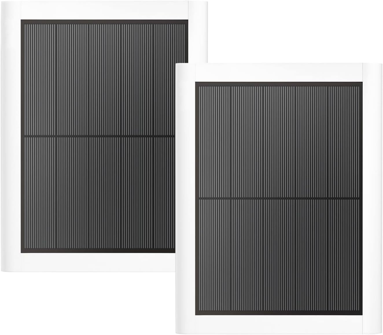 Ring Solar Panel(2nd Generation), 5W Ring Solar Panel Charger with 2Pack White