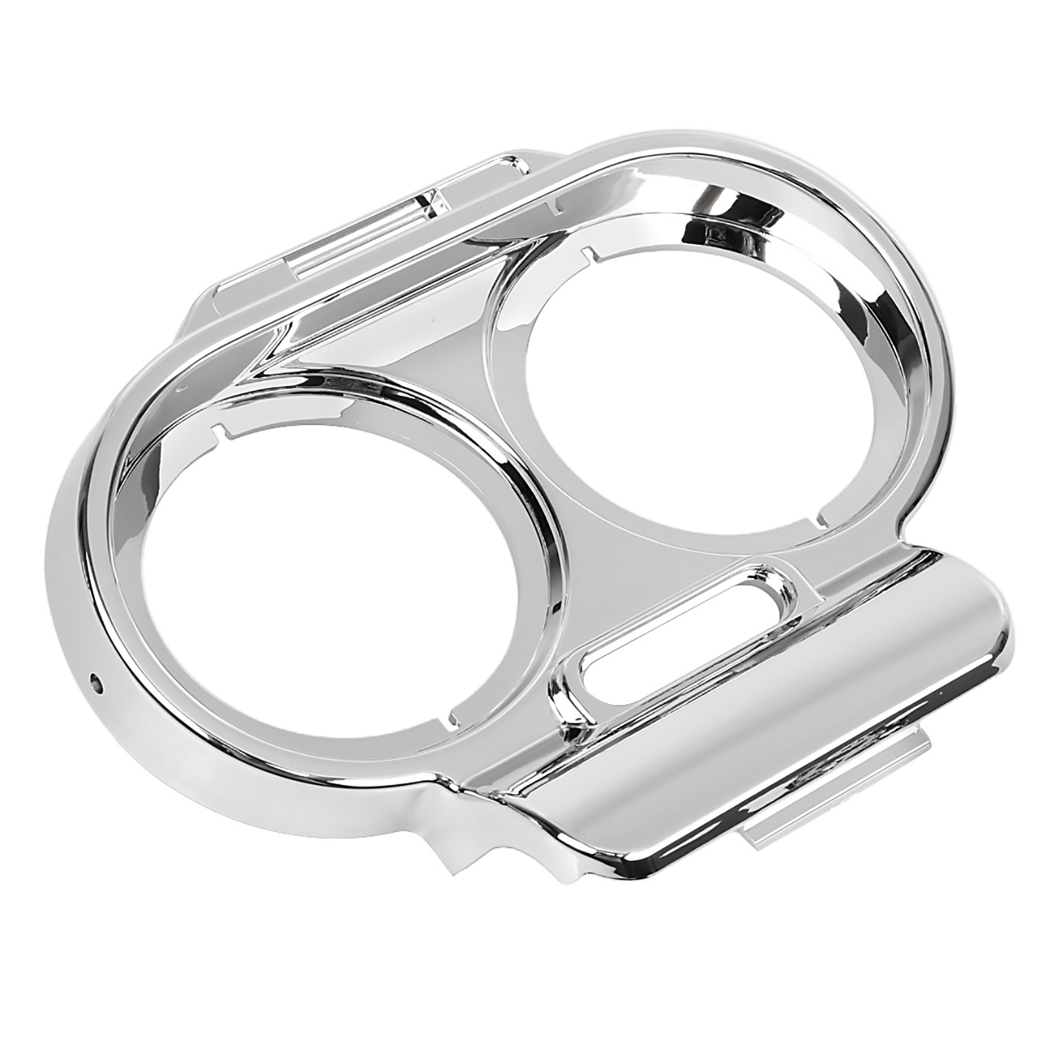 ABS Plastic Chrome Gauge Cover Nacelle Housing For Harley Road Glide Custom FLTR