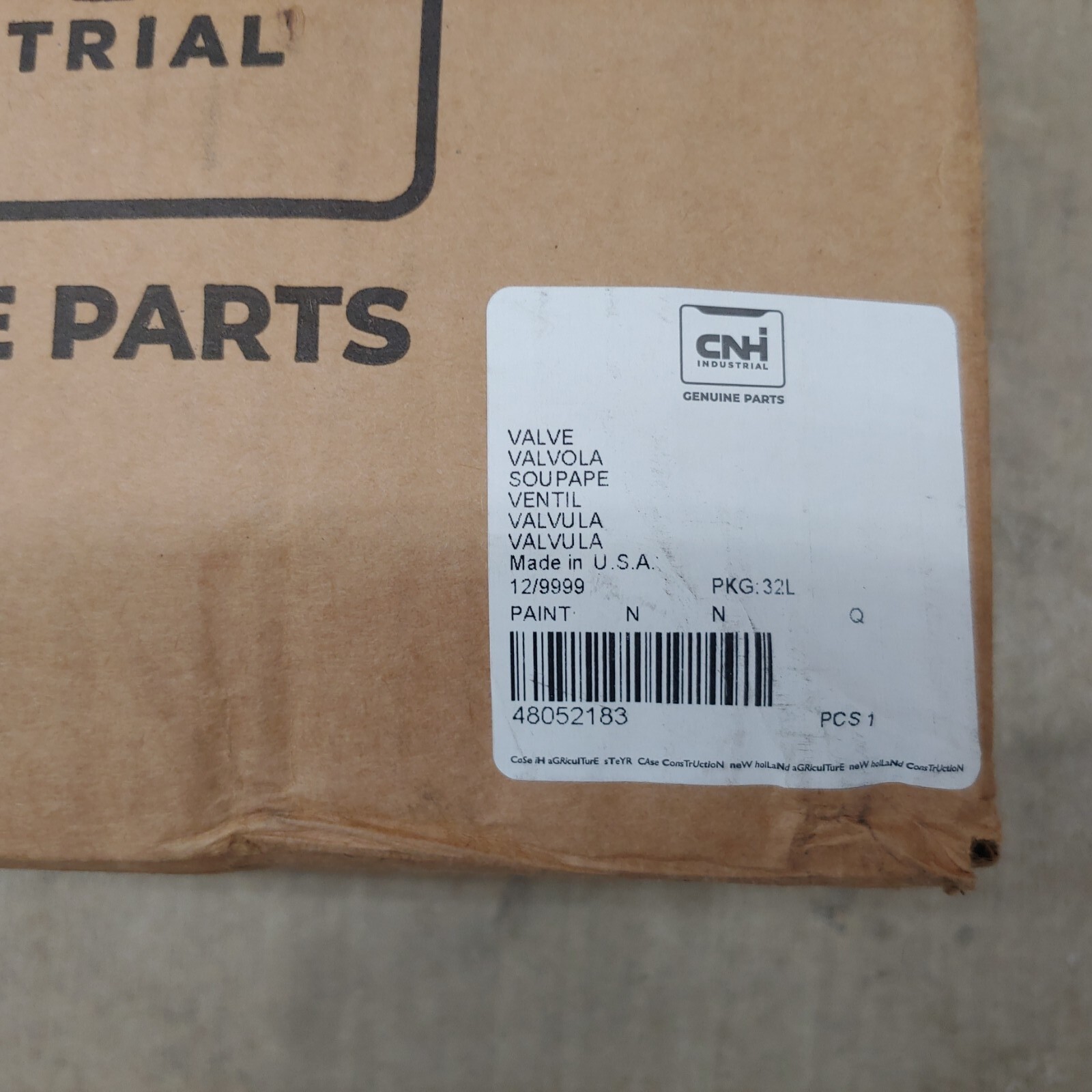 CNH Valve, PN# 48052183