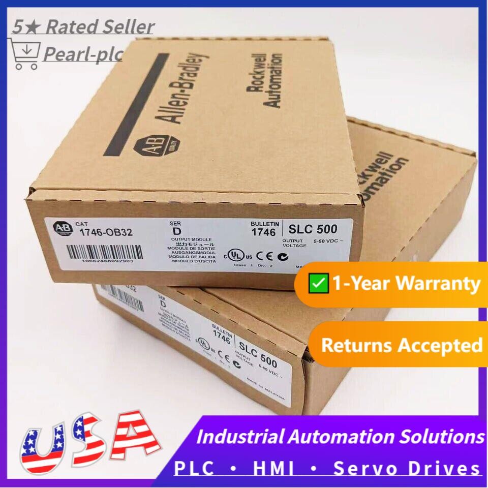 New Factory Sealed Allen-Bradley 1746-OB32 AB SLC500 Output Module US Free Tax