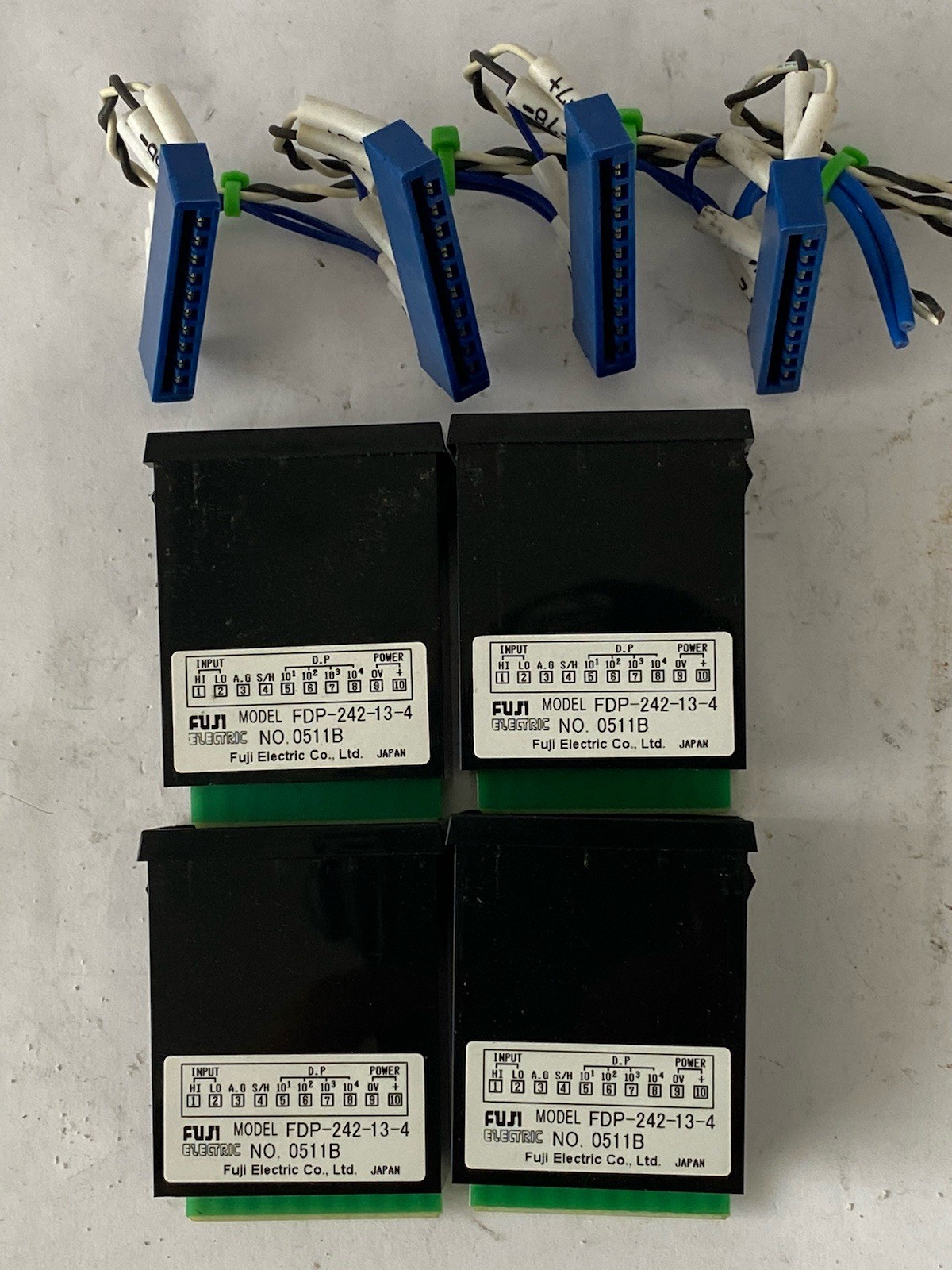 Lot Of 4 Fuji Electric Counter FDP-242-13-4 0511B