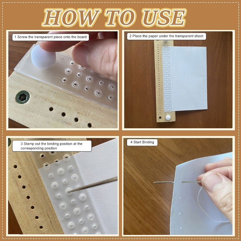 Hand Book Binding Tools Bookbinding Kits Bookbinding Supplies for Adults