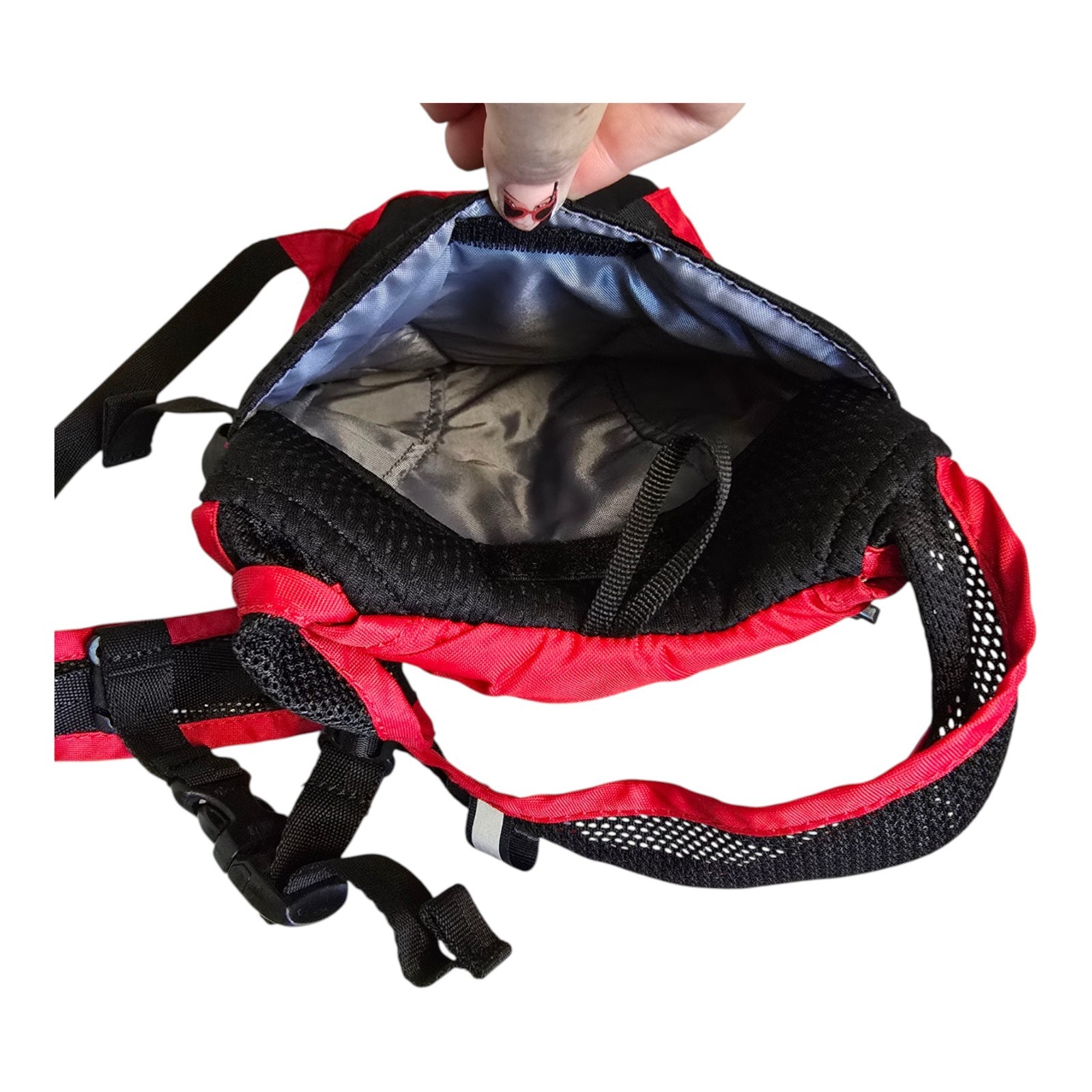 Camelbak Mini M.U.L.E. (50oz) Hydration Backpack Red Black Flames NO Bladder