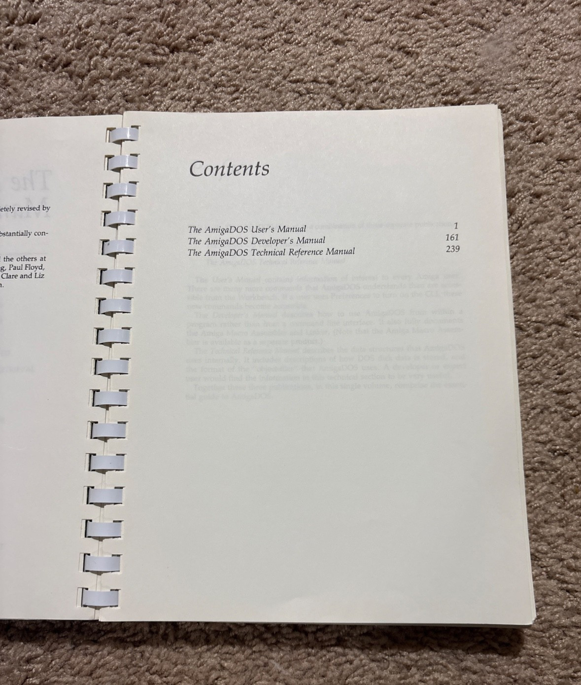 The Amiga DOS Manual 1987 2nd Edition Commodore Amiga