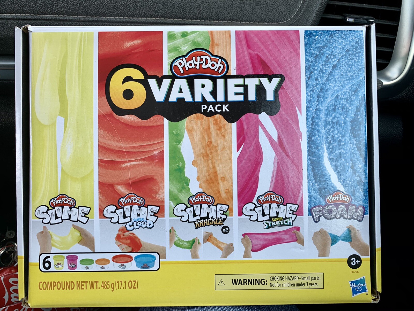 Play-Doh Compound Corner Variety 6 Pack - Slime, Cloud, Krackle, Stretch, Foam
