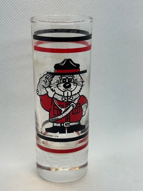 Canada Beaver Tall Clear Shot Glass