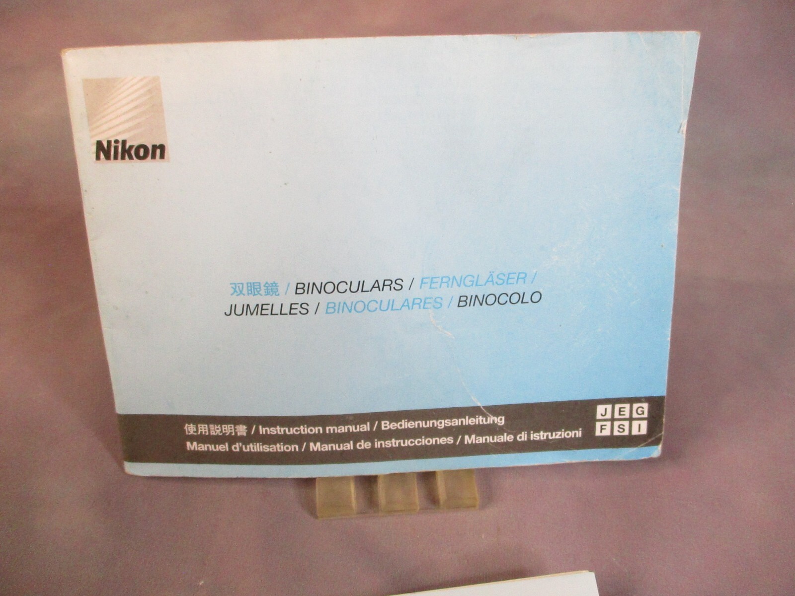 Vintage NIKON BINOCULARS Instruction Manual
