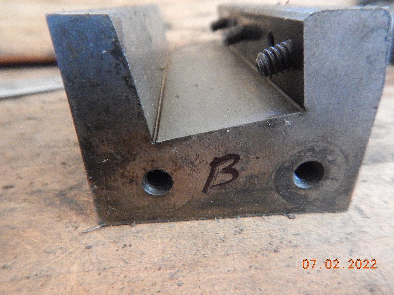 LOT B , 10 DEGREE WORK HOLDING FIXTURE JIG MACHINIST TOOL FROM GRINDING SHOP