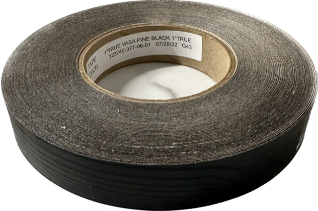 Tape Technologies RV 1" Seam Tape/Wall Paper Vasa Pine Black Camper-Keystone