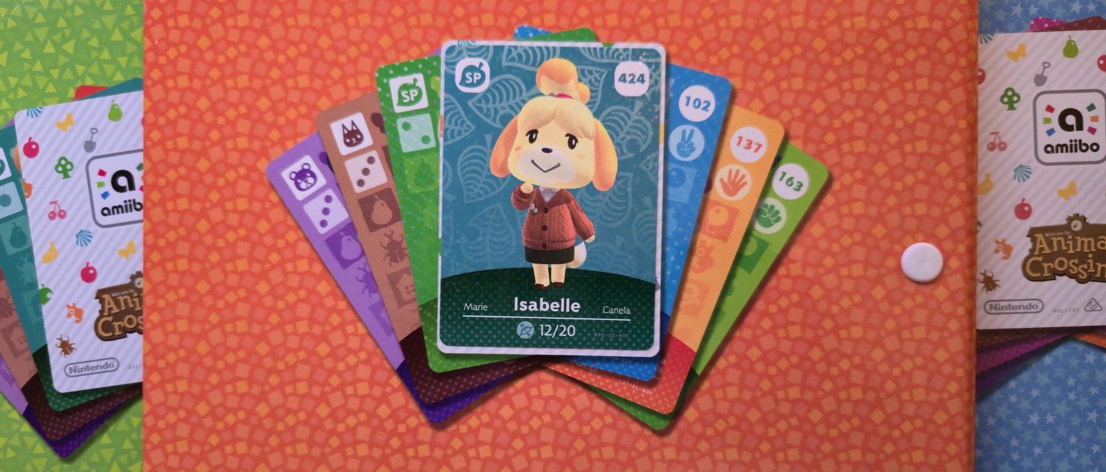 Isabelle 424 - Animal Crossing Amiibo Series 5 Card - Authentic - NA/ US Version