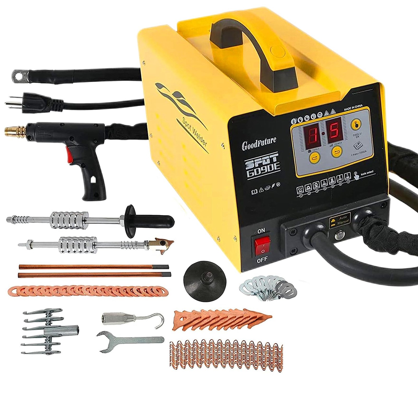 MOTOCOCHE Dent Puller Welder 3KW Spot Welder Dent Puller 7 Welding