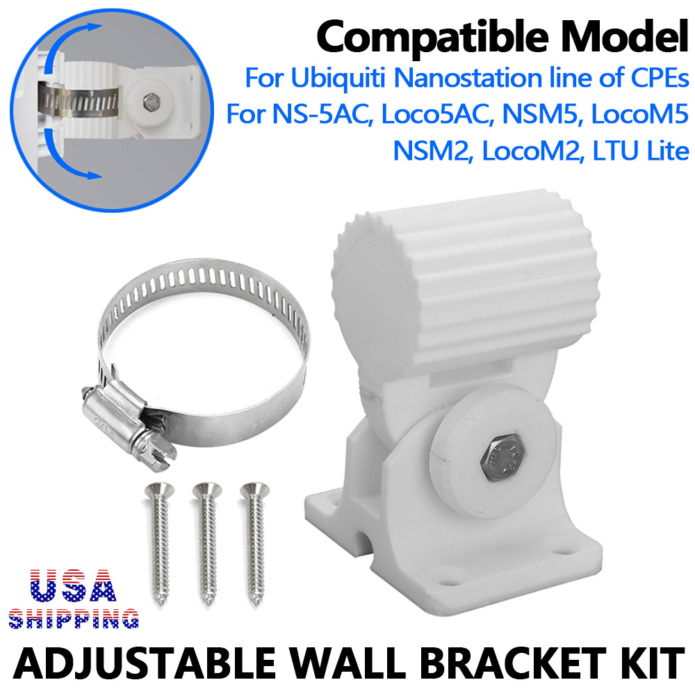 US For Ubiquiti Nanostation Wall Bracket wholesale Loco5AC NS-5AC LocoM5 NSM5