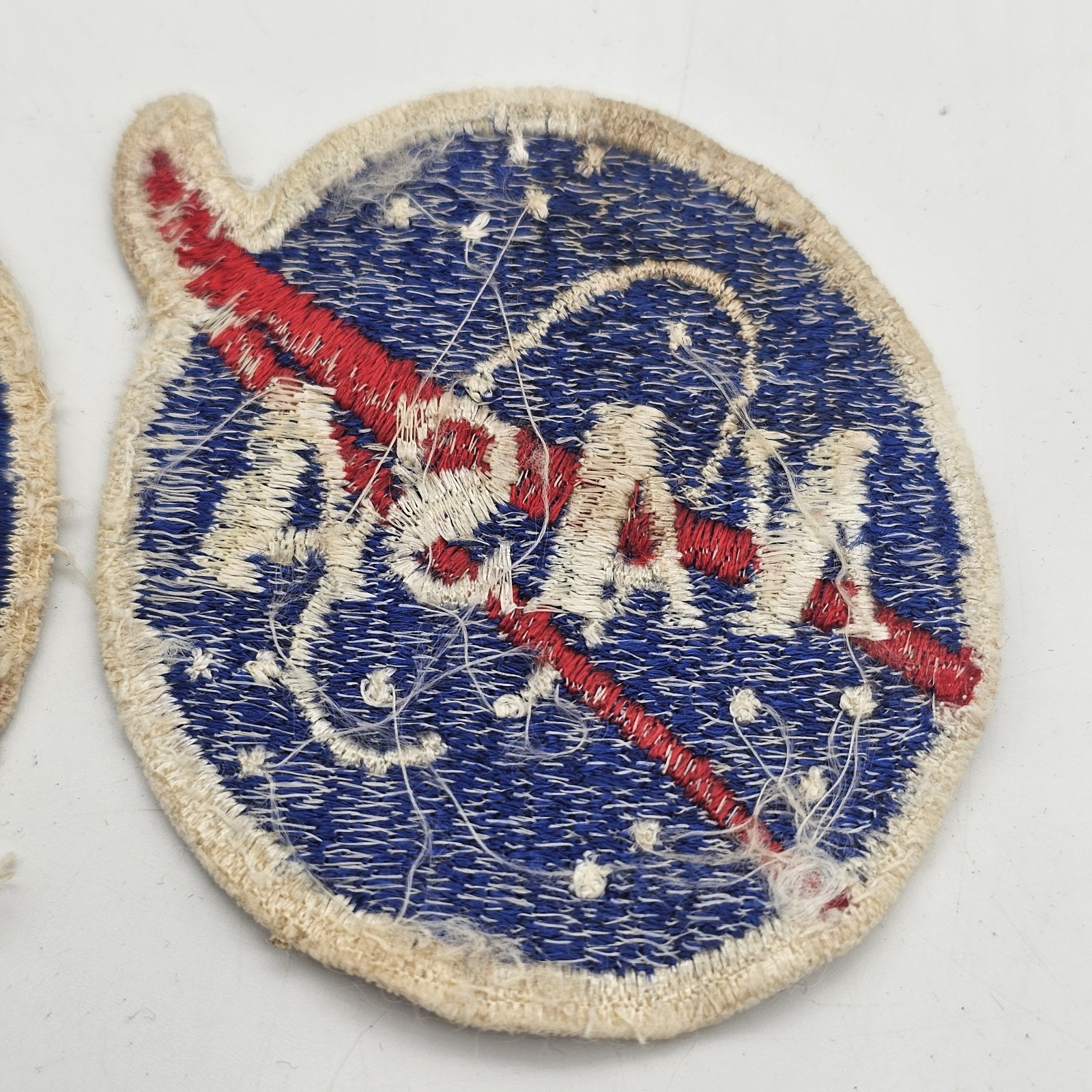 1960's NASA Apollo 3" Vector Meatball Patch Pair