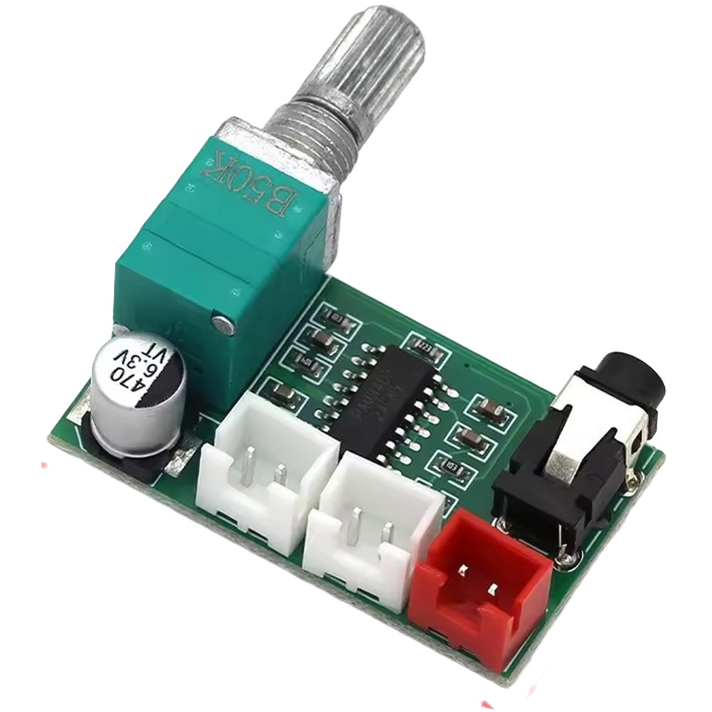 PAM8403 3W x2 Class D Audio Board with Built in Volume Control and AUX Input