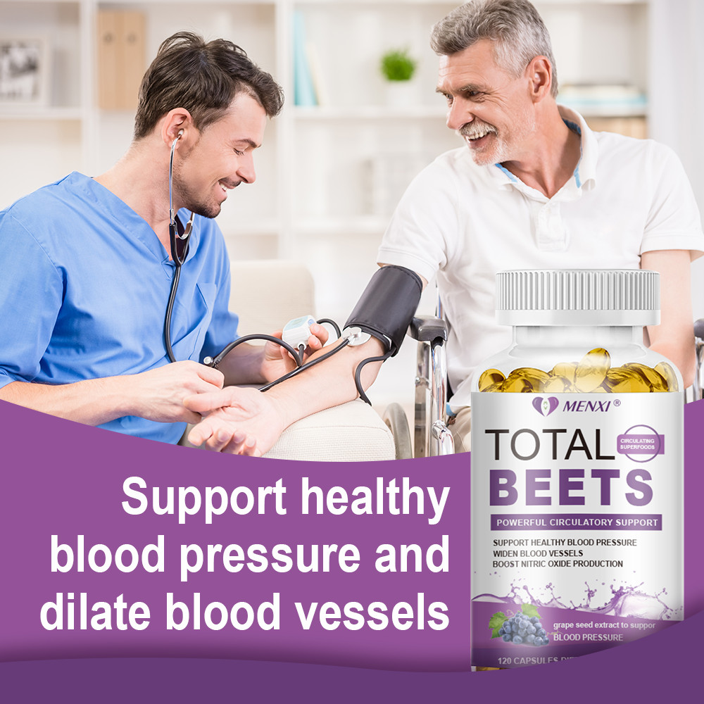Total Beets Circulation Superfood Beet Root with Blood Pressure Support 120ct