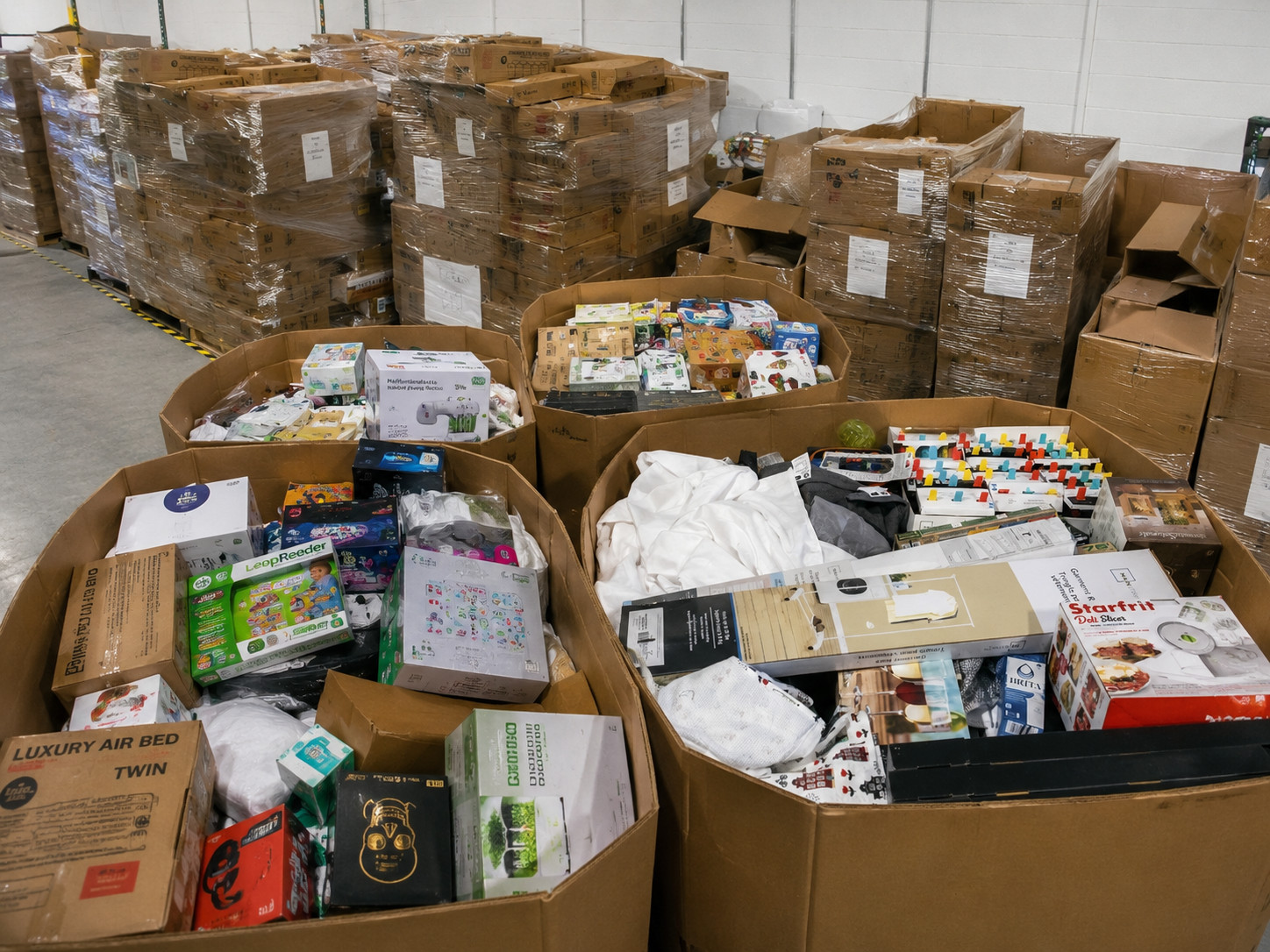 Mixed Merchandise Inventory from Amazon, Target and Walmart