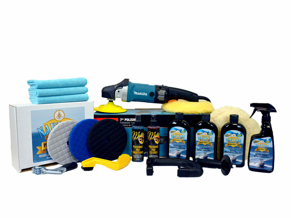 Nautical One Makita 9237CX2 Boat Oxidation Restoration System - Marine clean