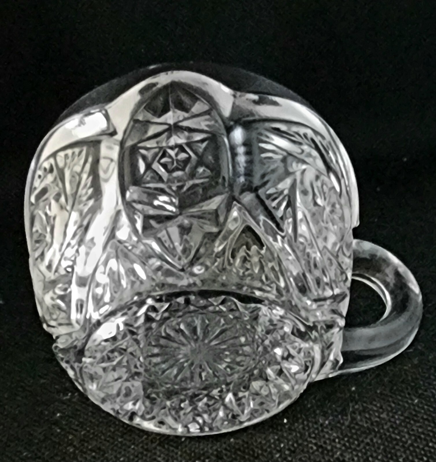 Vintage Crystal, 1915 WHIRLING STAR by IMPERIAL GLASS CO OHIO, 11 (eleven)Cups!