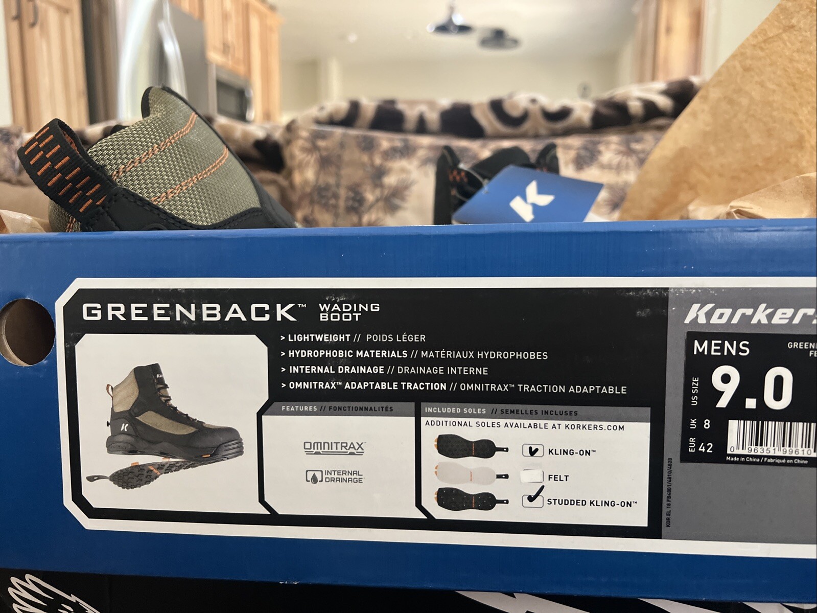 Korkers Greenback