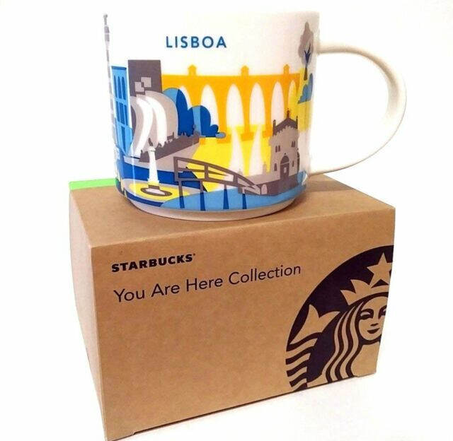 Starbucks You Are Here 'Yay City Mug" - 414ml / 14oz - Lisboa