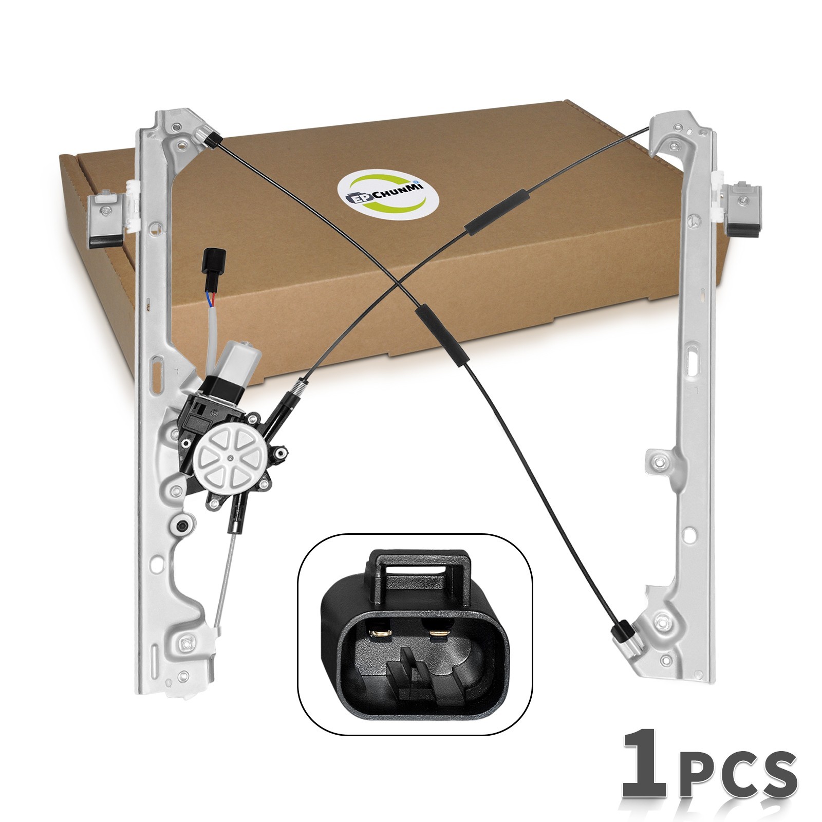 EPChunMi 741-644 Front Left Power Window Regulator&Motor For Chevy GMC 1999-2007
