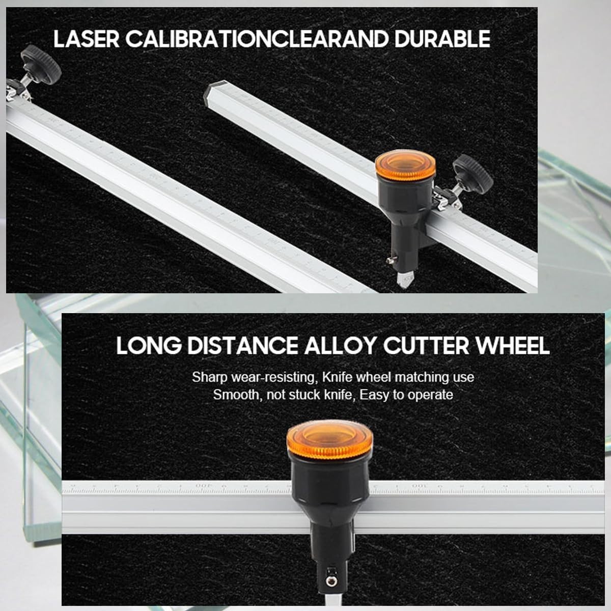 60cm T-Shaped Glass Cutting Tool,T Type Push Glass Cutter, Automatic Control ...