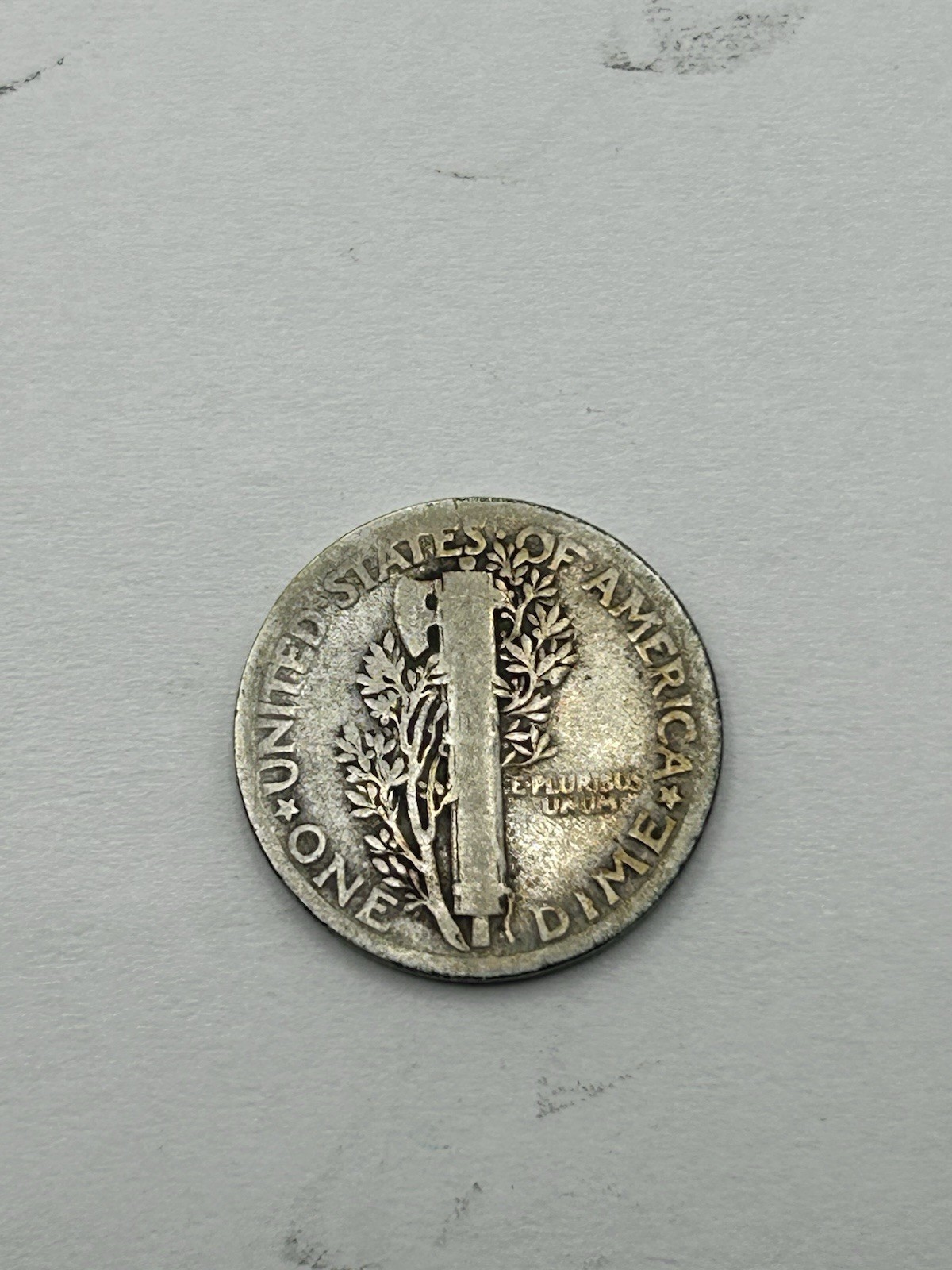 1925 Mercury Dime G+