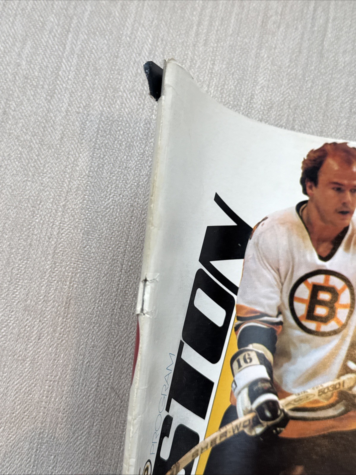 1982-83 Boston Bruins Official Program NHL - Bourque, Park, Milbury