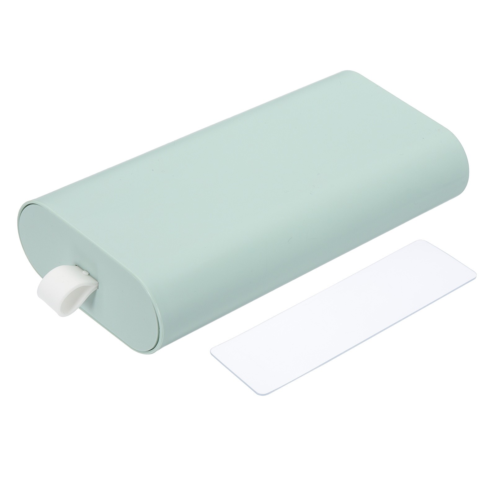 Self-Adhesive Slide Out Drawer Attachable Organizer Under Desk Box, Green