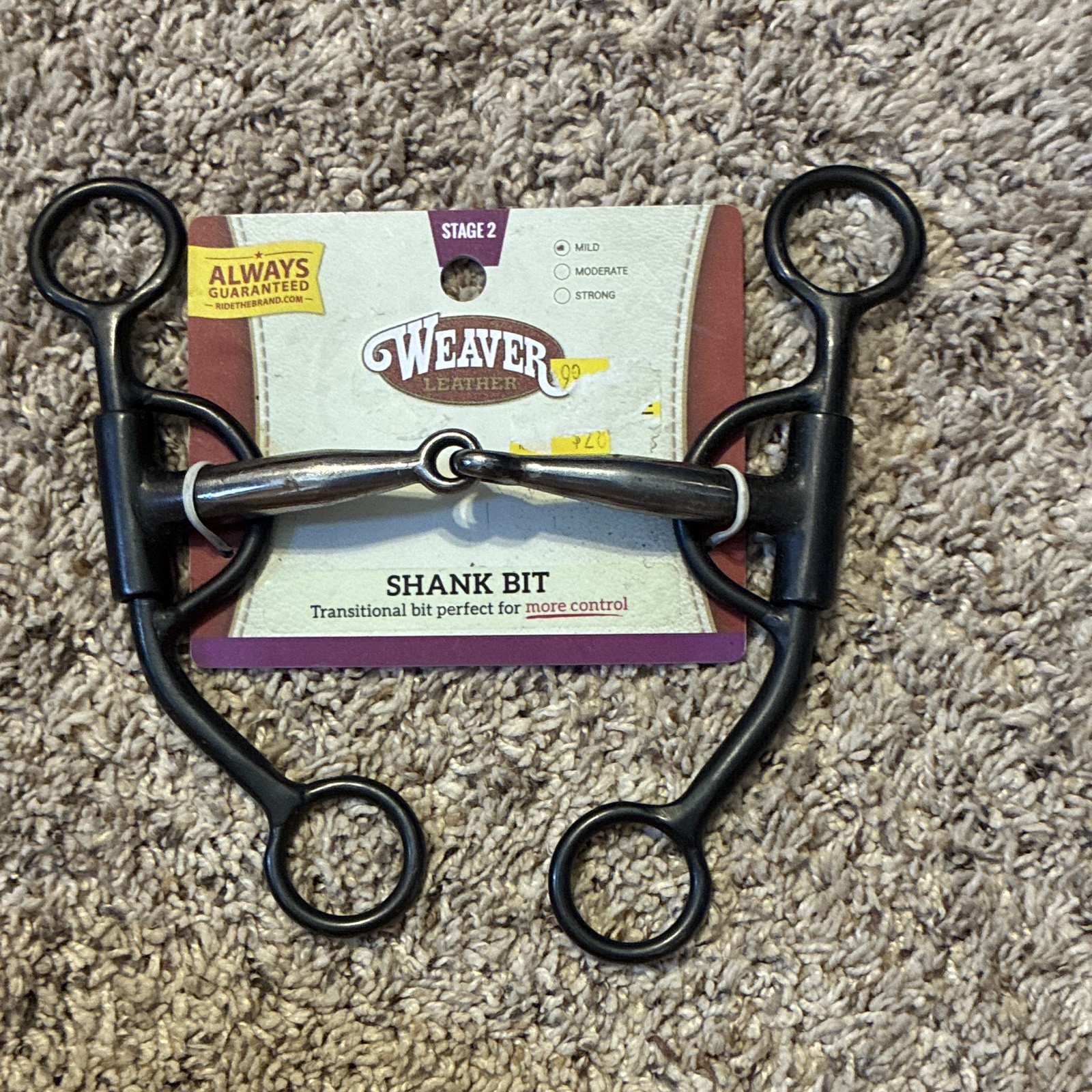 Professional Snaffle Bit with 5" Sweet Iron Mouth with Copper Inlay