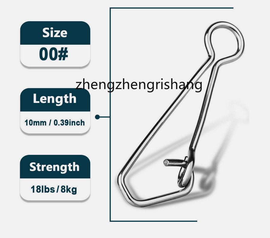 Fishing Snap Stainless Steel Hook Snap Lure Connector Tool for Float Feeders