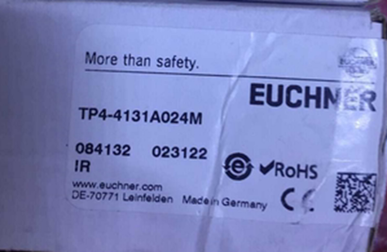 NEW EUCHNER TP4-4131A024M 084132 Safety Switch