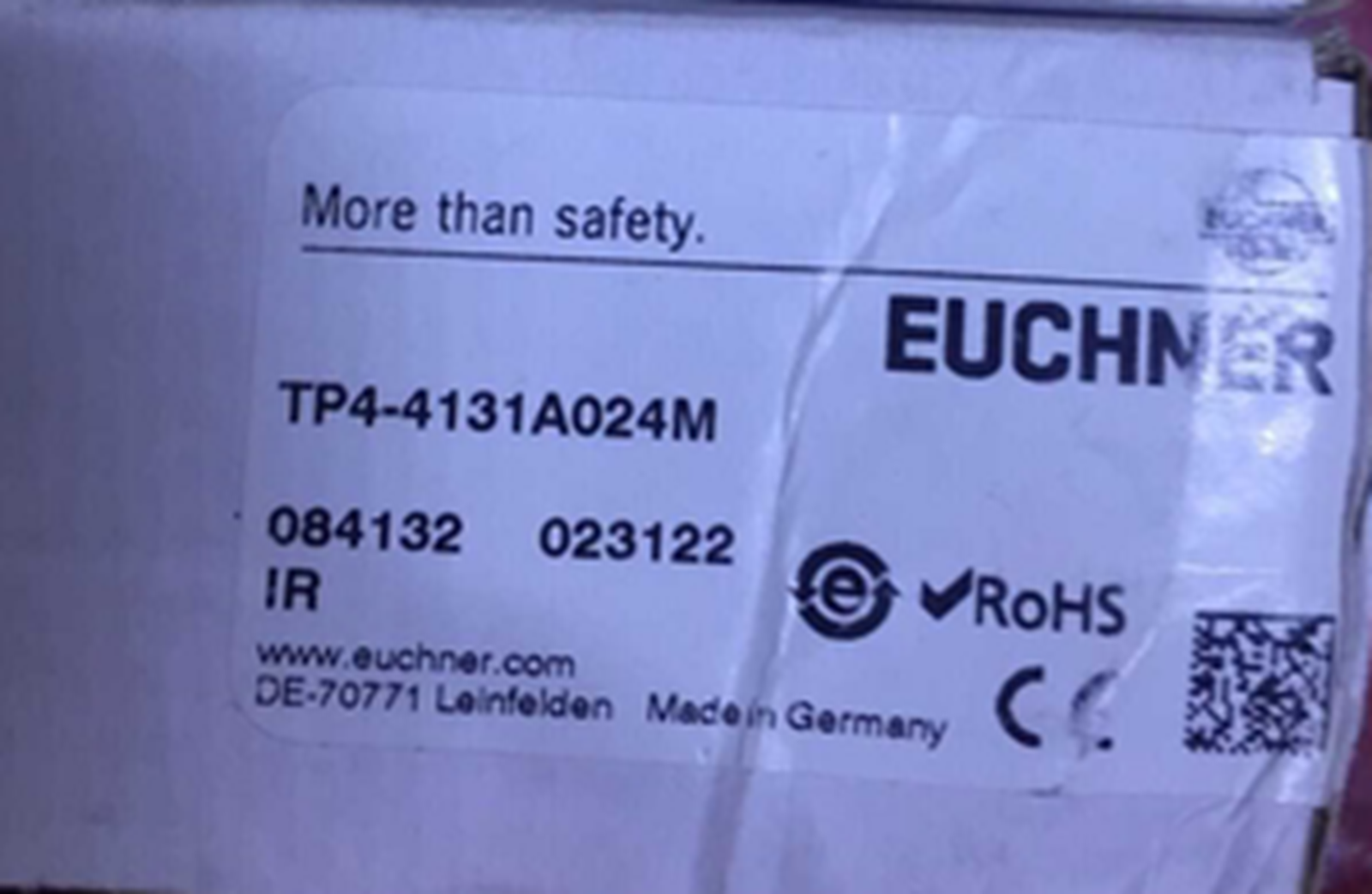 NEW EUCHNER TP4-4131A024M 084132 Safety Switch