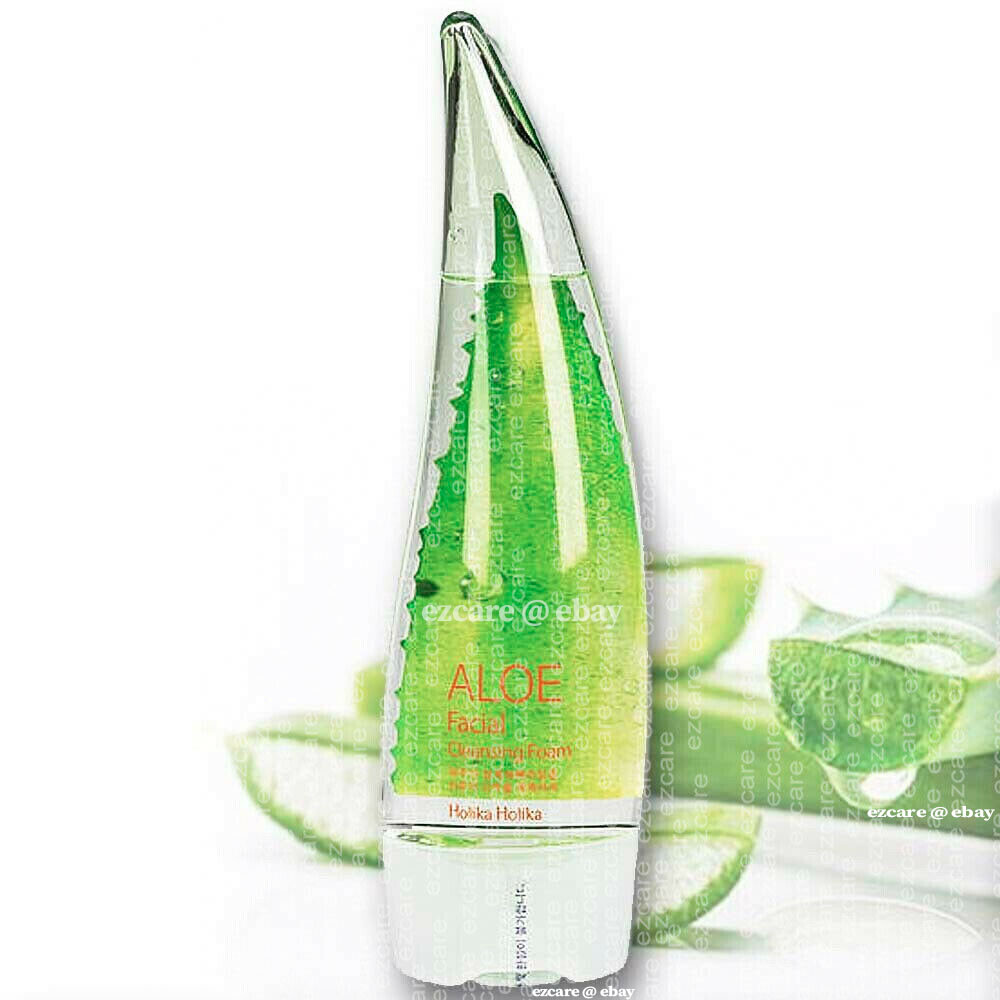 Holika Holika Aloe Facial Cleansing Foam 5.07oz/ 150ml NEW  [Free USA Shipping]
