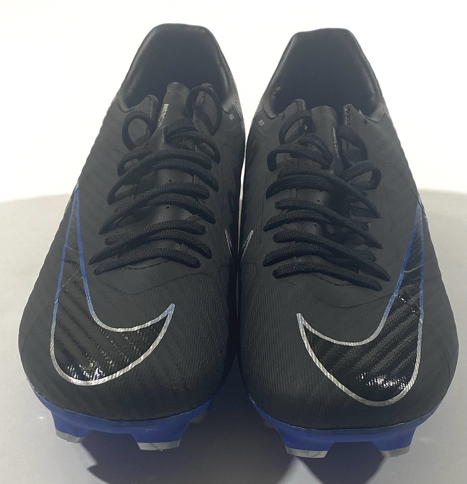 Nike Zoom Mercurial Vapor 15 Academy Fg/Mg Black-Royal Blue Sz 6.5 [DJ5631-040]