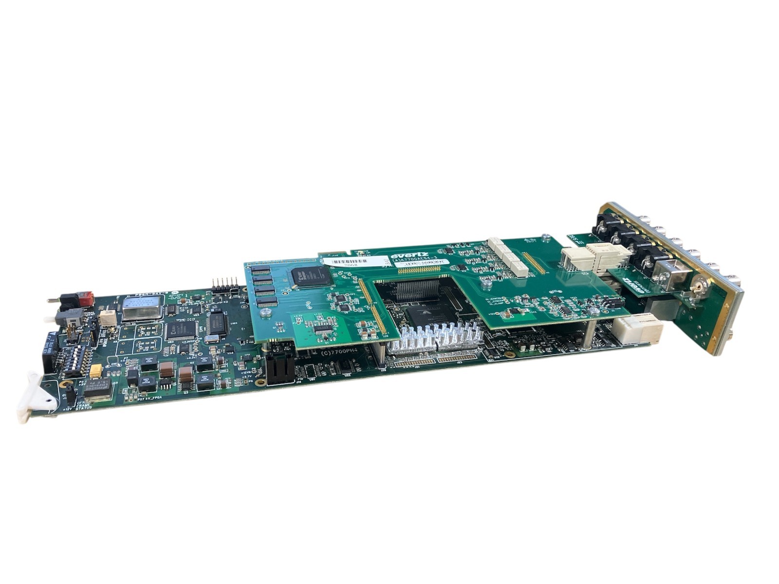 EVERTZ 7746FS-EAES4 SDI Frame Synchronizer W/ Backplane