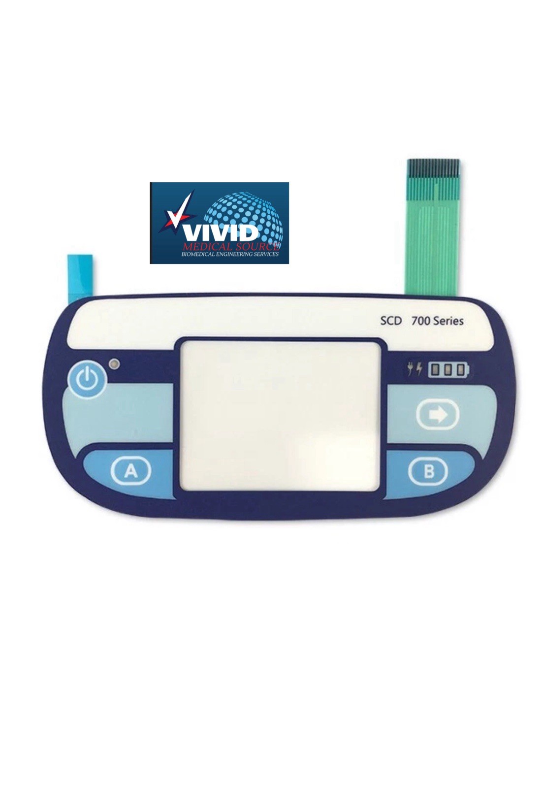 Membrane Switch Pane compatible for COVIDIEN Kendall SCD 700