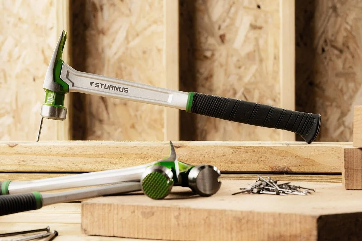 Pro-Grade 13Oz Graphite Rip Claw Hammer with Anti-Vibration Grip
