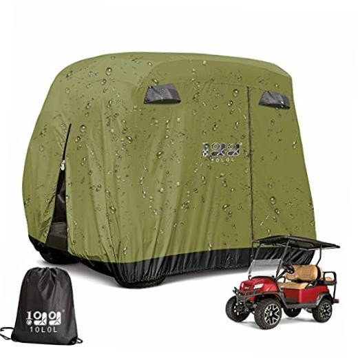 Universal 4 Passenger Golf Cart Covers for Club Car E-Z GO and Green