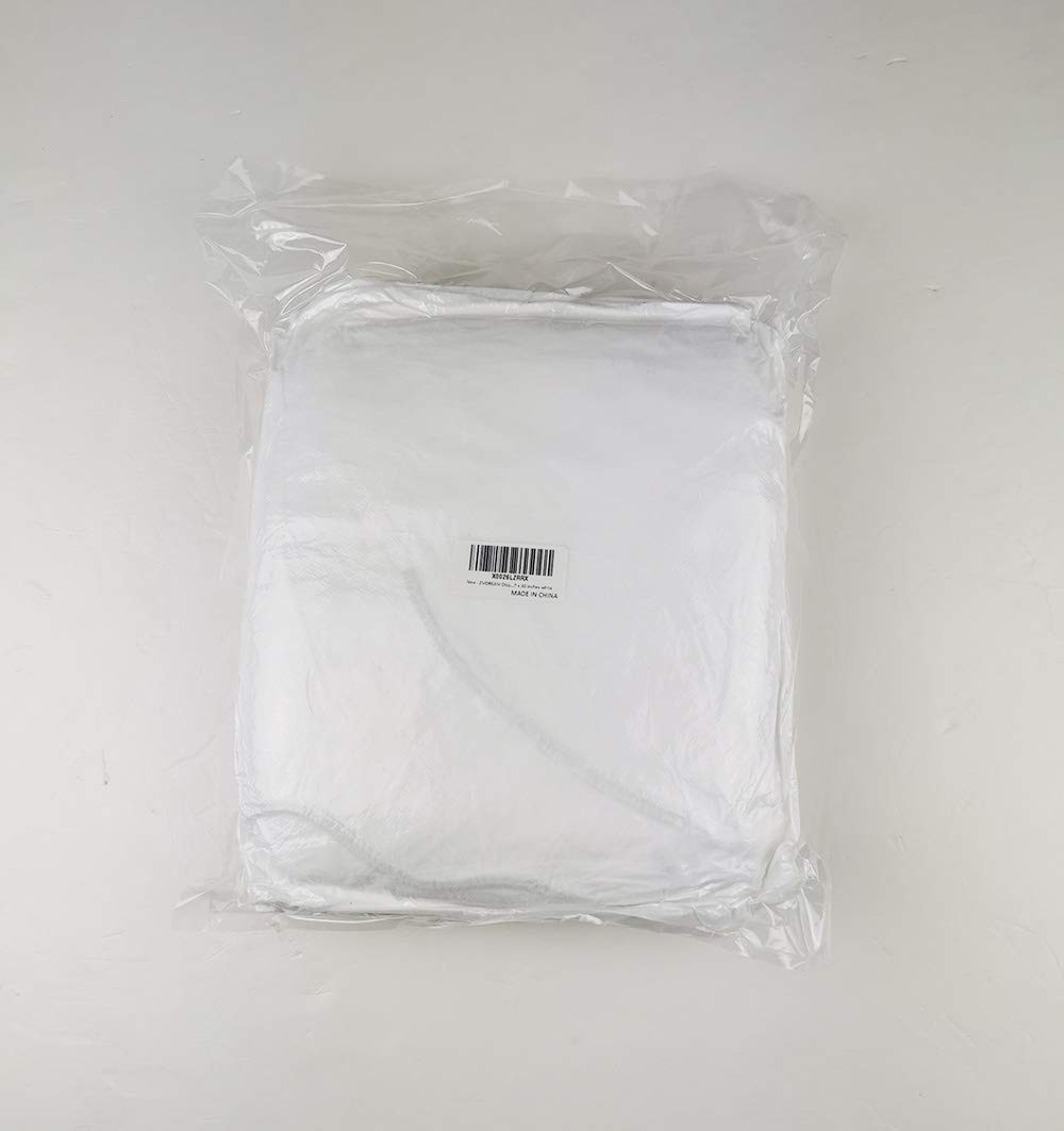 ZMDREAM 95-Pack Fitted Massage Table Sheets & Disposable Headrest Covers White